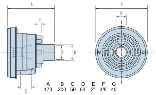 Dysza Masażu Basenowego Ssąco-Tłoczna 1
