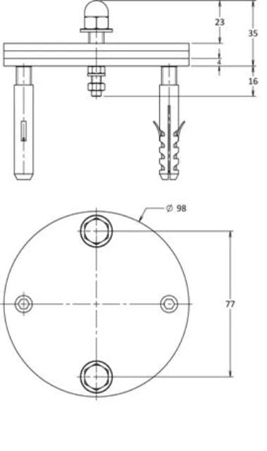 Poręcz Basenowa Prosta Fx-11 4