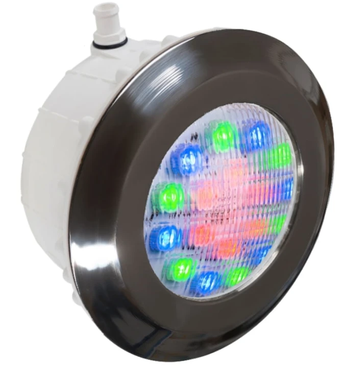 Lampa Basenowa Stalowa Ramka Led 12v 15