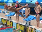 Słupek Basenowy Startowy Niski TORINO Z Belką Do Nogi Zakrocznej 13