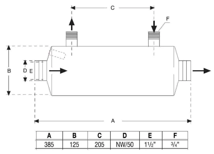 Wymiennik Ciepła Ze Stali V4a 40kw 70kw 4