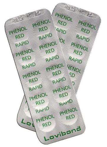 Tabletki Phenol Red Lovibond Ph Tester 1