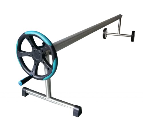 Zwijarka Rolka Do Folii Solarycznej Stalowa Na Kółkach 3