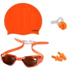 Zestaw Do Pływania Dla Dzieci - Okulary Czepek Zatyczki 4