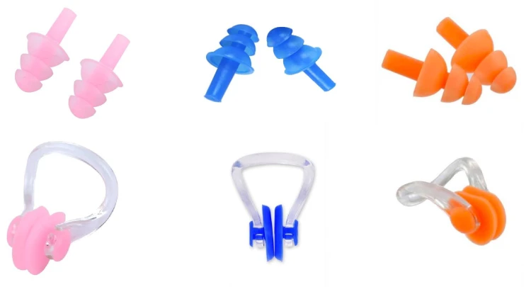 Zestaw Do Pływania Dla Dzieci - Okulary Czepek Zatyczki 7