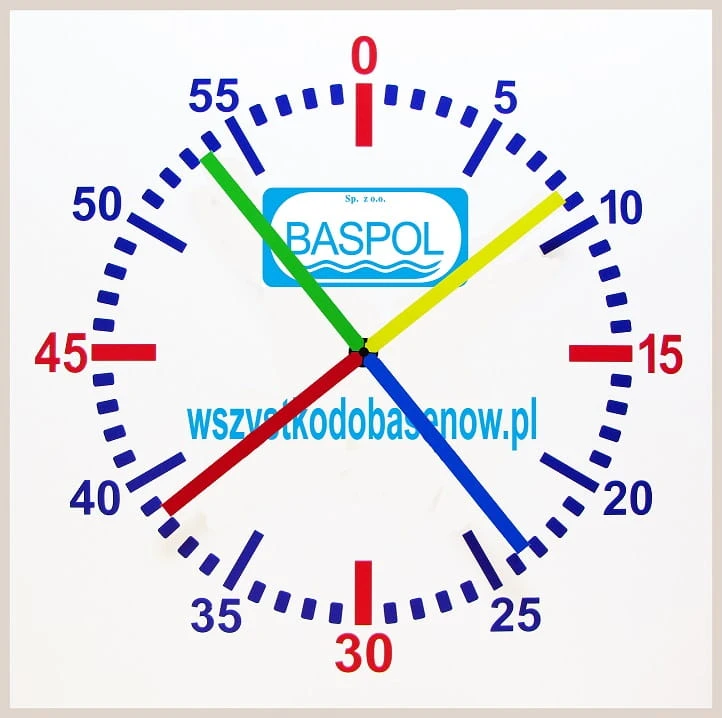 Zegar Basenowy Pływacki Treningowy 100x100 1