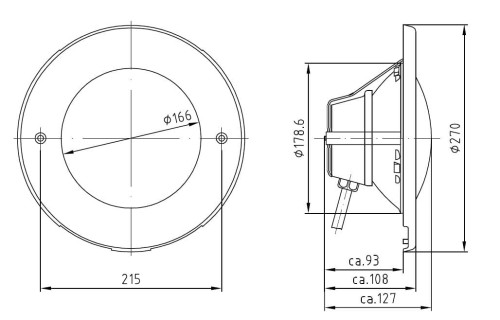 Lampa Basenowa Brąz Wkład Led 12v Diamond Plus 1