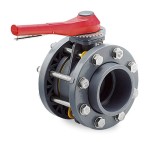 Zawór Klapowy Motylowy Przepustnica Pvcu Kompletny Zestaw 2