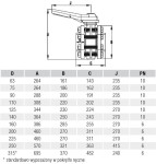 Zawór Klapowy Motylowy Przepustnica Pvcu Kompletny Zestaw 3