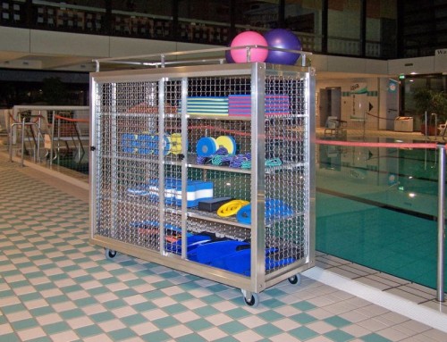 Wózek Basenowy Metalowy Na Sprzęt Super Giant 1