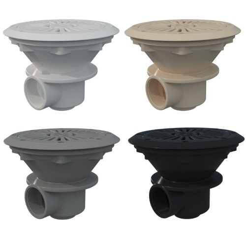 Odpływ Spust Denny Do Basenu Euro Wysokość 20 Cm 6