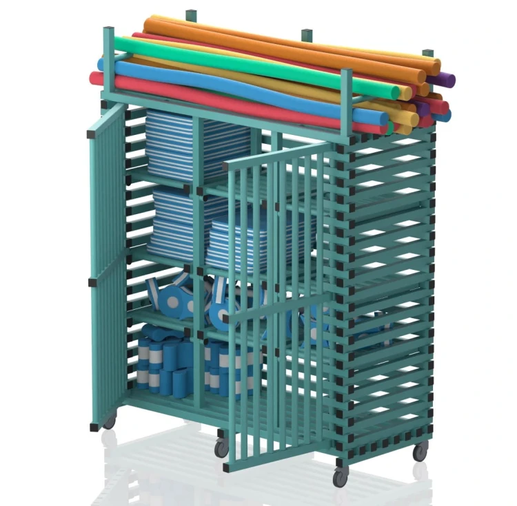 Wózek Basenowy Mega Regał Duża Szafa Basenowa 8