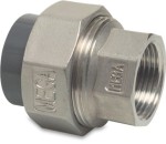 Śrubunek Dwuzłączka Pvc - Stal Nierdzewna Kw/Gw 1