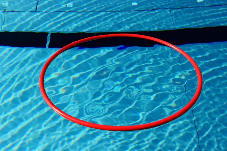 Pływająca Obręcz Na Basen Delphin Hula Hop 75cm 4