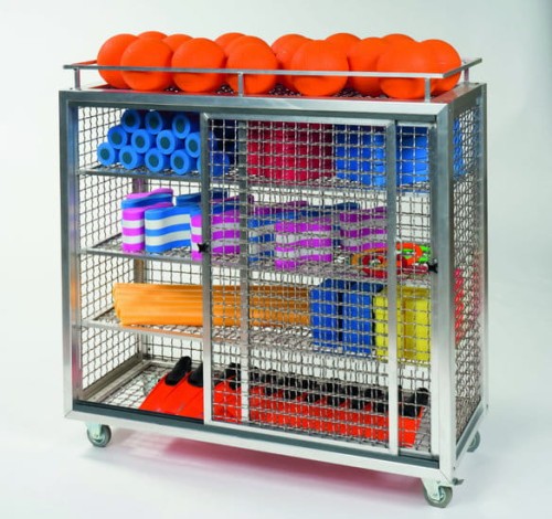 Wózek Basenowy Metalowy Na Sprzęt Super Giant 2