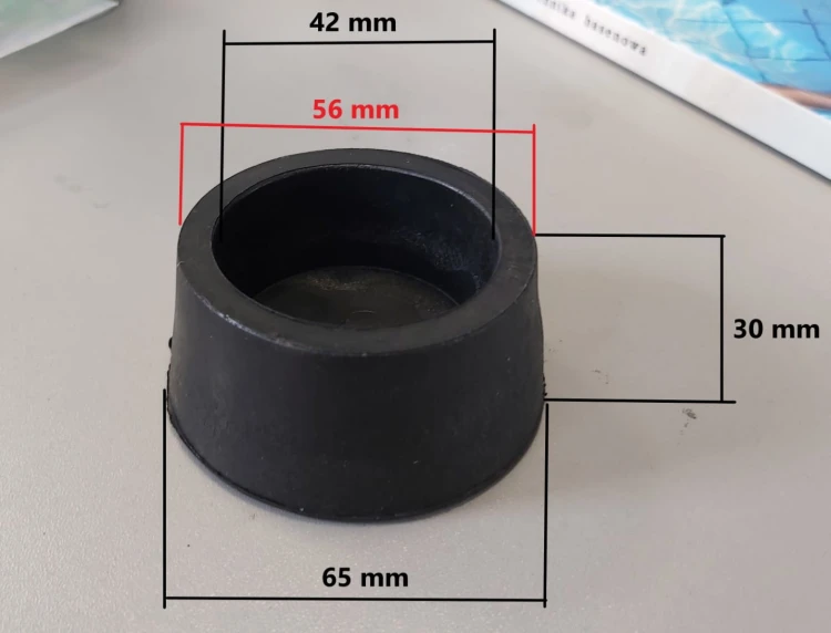 gumowy odbojnik (stopka drabinki basenowej) 1 szt bhe49608