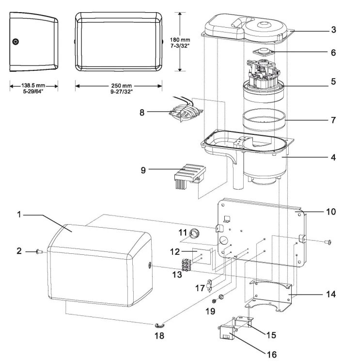 Suszarka Basenowa Do Rąk Starmix XT1000 Metalowa 1
