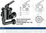 Zawór Sześciodrożny Basenowy Różne Rodzaje 7