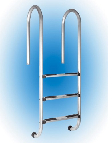 Drabinka Do Basenu Lina Stal 316 Nakładki Antislip Anoda 3-5 Stopni 2
