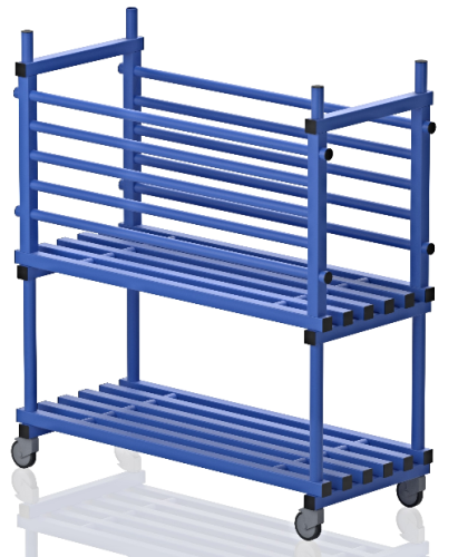 Wózek Basenowy Na Makarony Z Półką 2