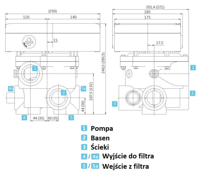 Badu Omnitronic Zawór Automatyczny Do Płukania Filtra 2