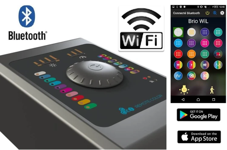BRiO WiL 120W: WIFI + Bluetooth (max 3 żarówki Diamond Plus RGB 24876, wymagane trafo 24700/2) jpg