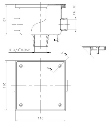 Puszka Połączeń Elektrycznych Ze Stali Nierdzewnej Do Lamp Basenowych 2