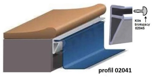 Profil Listwa Montażowa Do Wkładu Linera - Pionowy 1