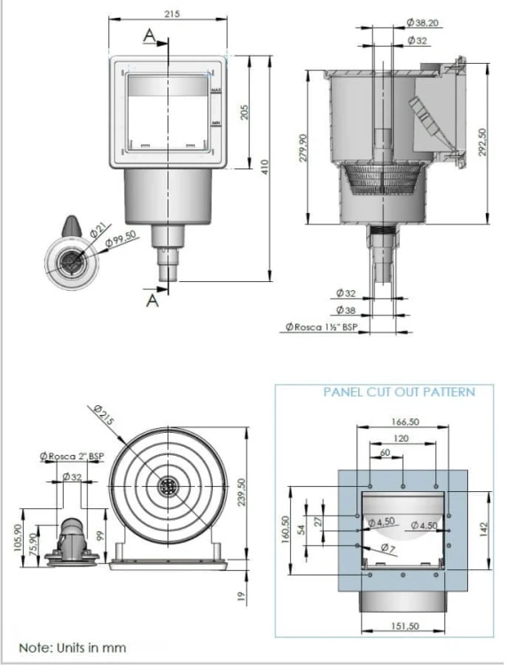 Mini Skimmer Z Dyszą 14