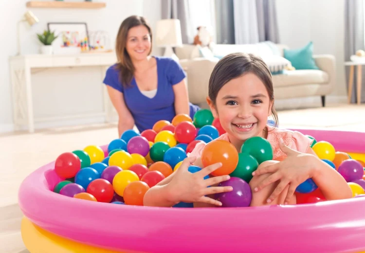 Piłeczki Kolorowe Fun Ballz 8cm Zestaw 100szt 4