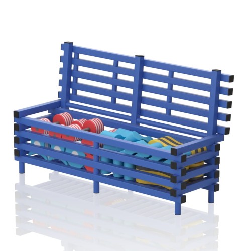 Ławka Basenowa Ze Schowkiem 5