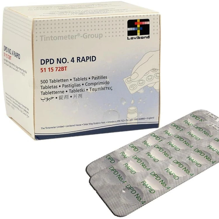 Tabletki Dpd4 Lovibond Tlen Tester 3