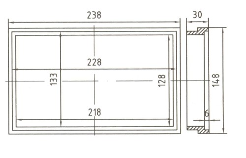 Ramka Płytkowa Regulatora Z Brązu Wąskiego 2