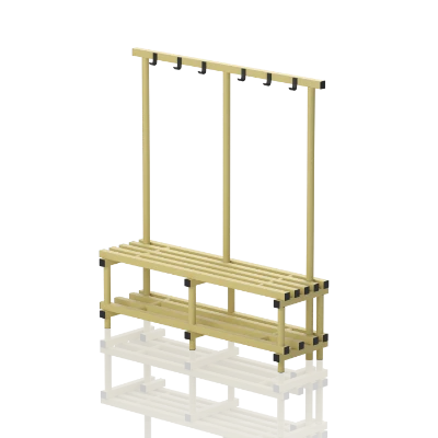 Ławka Basenowa Z Półką I Wieszakiem Jednostronne Dwustronne 11