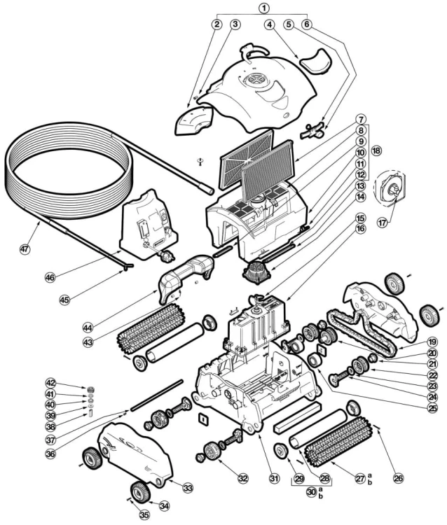 Odkurzacze Do Basenu Hayward Sharkvac XL Pilot Evac Pro Dno Ściany 4
