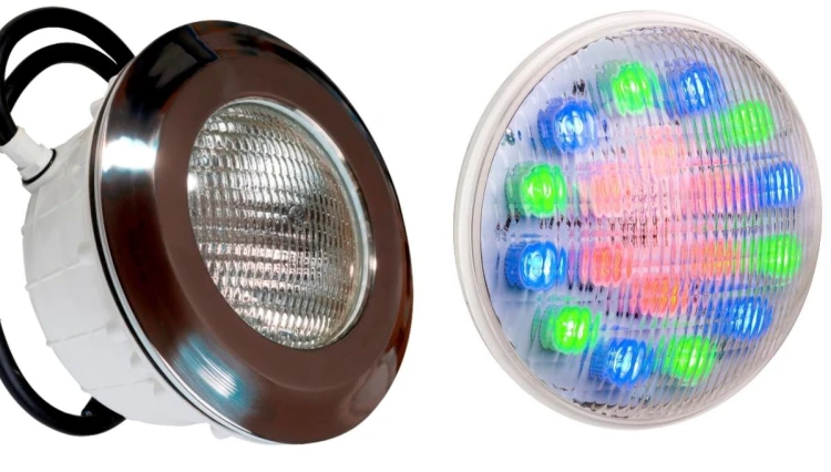 Lampa Basenowa Stalowa Ramka Led 12v 3