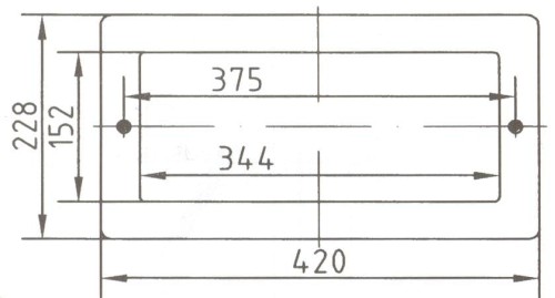 Ramka Przednia Poszerzenia Skimmera Z Brązu 2