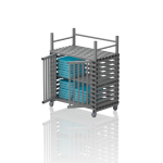 Wózek Na Sprzęt Basenowy Szafka Wysoka 11