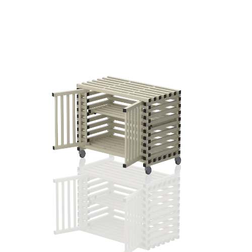 Wózek Na Sprzęt Basenowy Szafka Wysoka 17