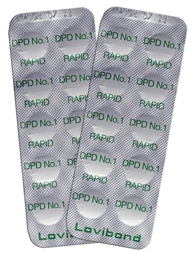 Tabletki Dpd1 Lovibond Chlor Wolny Tester 1