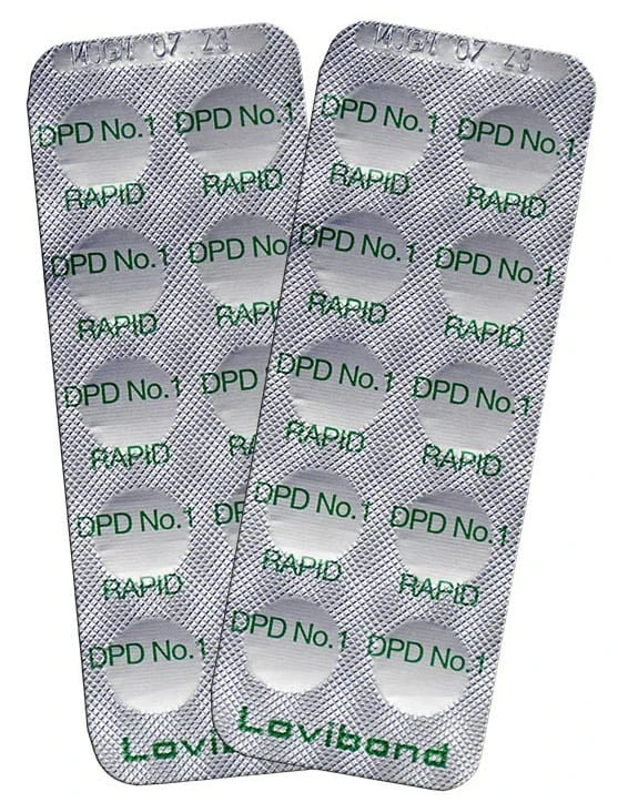 Tabletki Dpd1 Lovibond Chlor Wolny Tester 1