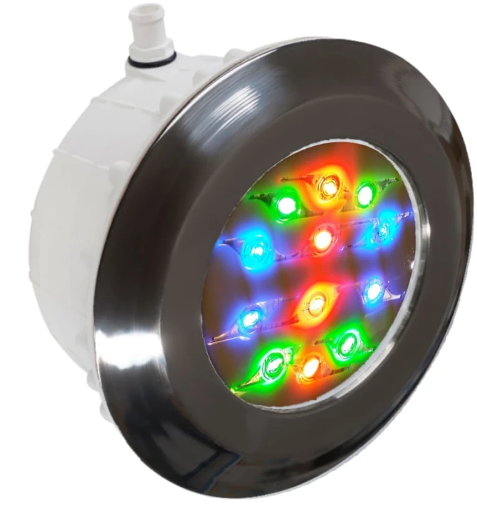 Lampa Basenowa Stalowa Ramka Led 12v 12