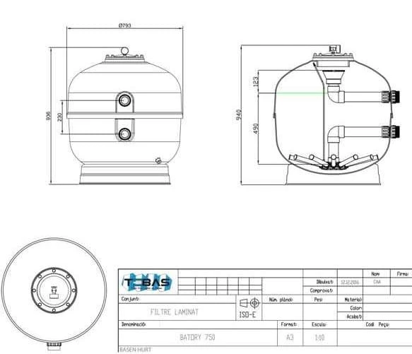Filtr Piaskowy Do Basenu - Batory 9