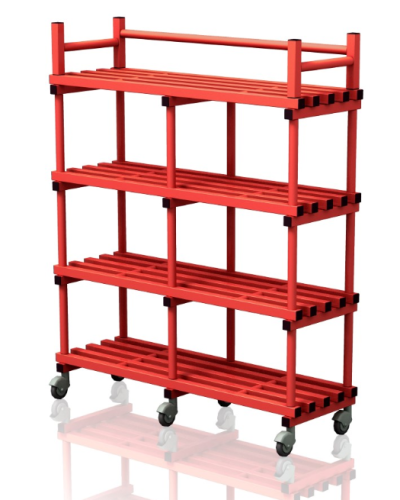 Wózek Na Sprzęt Basenowy Podwójny 1