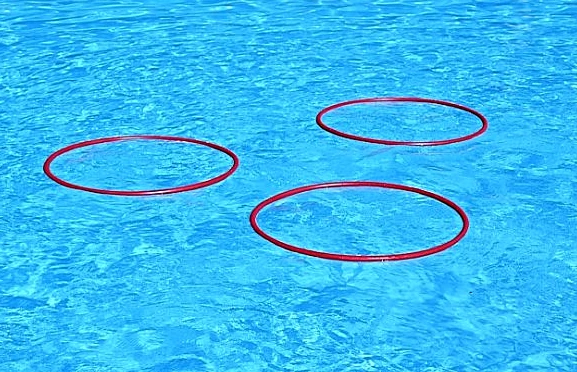 Pływająca Obręcz Na Basen Delphin Hula Hop 75cm 1