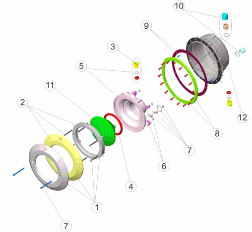 Lampa Basenowa Euro - Części Zamienne 1
