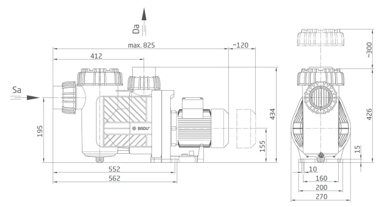 Pompa Basenowa Speck Badu Prime "90" 7-48 M3/H 30-210 M3 9