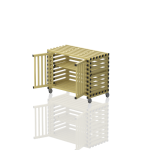 Wózek Na Sprzęt Basenowy Szafka Wysoka 13