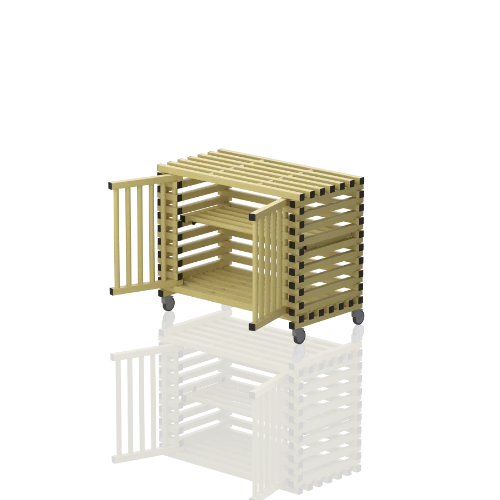 Wózek Na Sprzęt Basenowy Szafka Wysoka 13