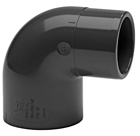 Kolano Redukcyjne Pvc 90' Kw/Kz/Kw GWD 1